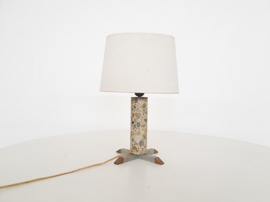 Small Stone Table Light, France, 1960s-ZO-1094972