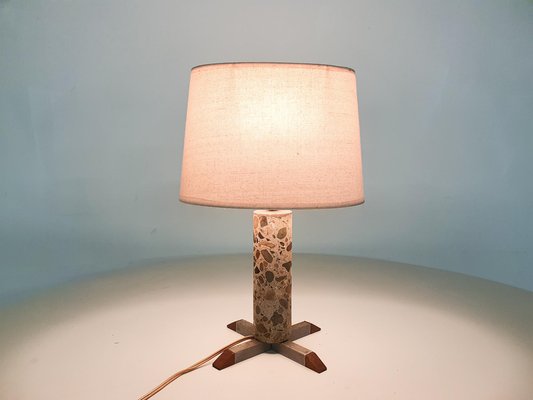 Small Stone Table Light, France, 1960s-ZO-1094972