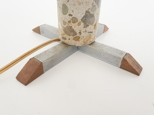 Small Stone Table Light, France, 1960s-ZO-1094972