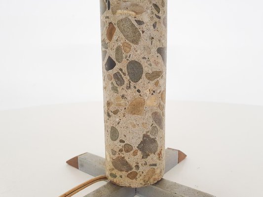 Small Stone Table Light, France, 1960s-ZO-1094972