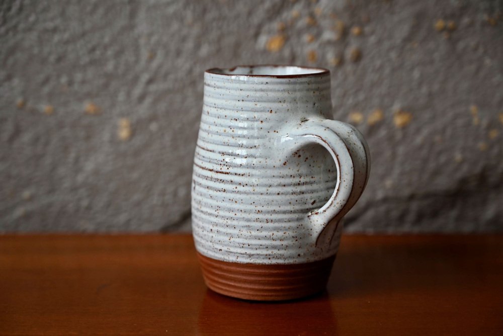 Small Stoneware Jug by Roger Jacques, Saint-Amand-en-Puisaye, France, 1960s