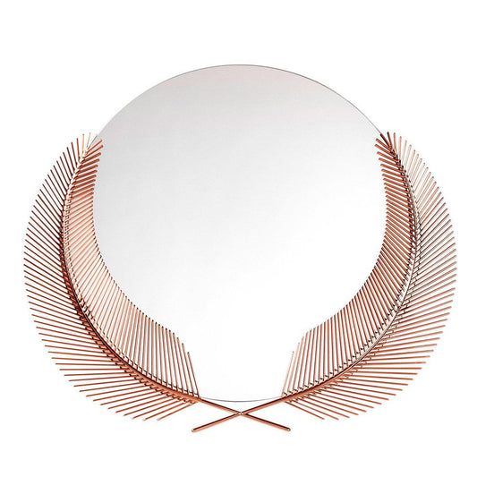 Small Sunset Rose Mirror by Nika Zupanc