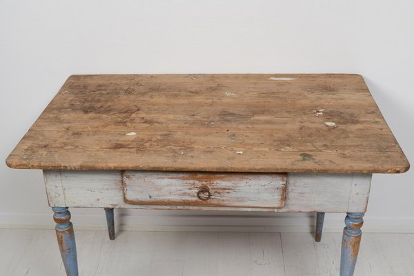 Small Swedish Folk Art Table, 1800s-MJF-1329755