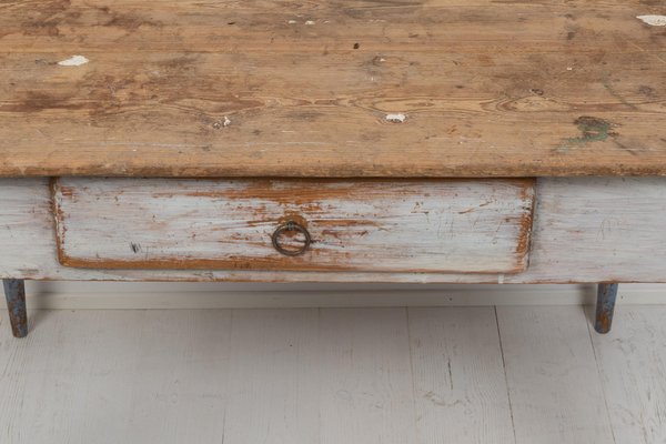 Small Swedish Folk Art Table, 1800s-MJF-1329755