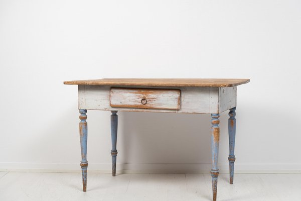 Small Swedish Folk Art Table, 1800s-MJF-1329755