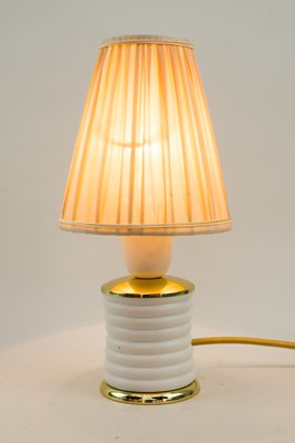 Small Table Lamp by Rupert Nikoll with Fabric Shade, 1950s-SPD-1080471