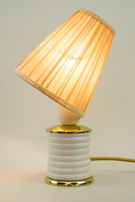 Small Table Lamp by Rupert Nikoll with Fabric Shade, 1950s-SPD-1080471