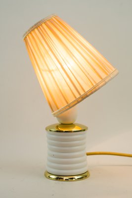 Small Table Lamp by Rupert Nikoll with Fabric Shade, 1950s-SPD-1080471