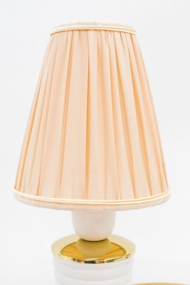 Small Table Lamp by Rupert Nikoll with Fabric Shade, 1950s-SPD-1080471