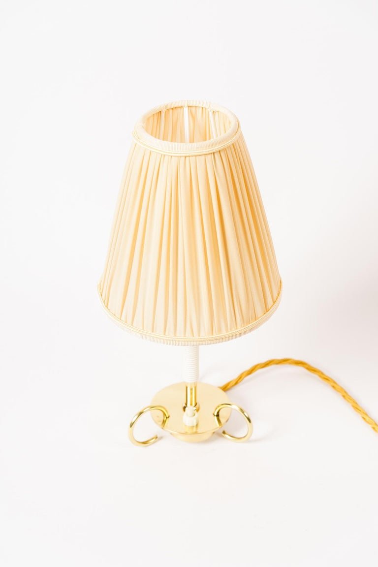 Small Table Lamp with Fabric Shade by Rupert Nikoll, Vienna, 1950s