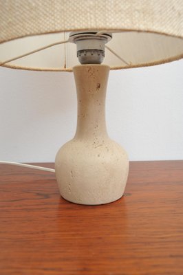 Small Table Lamp with Travertine Foot-ZE-1398973