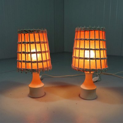 Small Table Lamps, 1960s, Set of 2-TU-724861