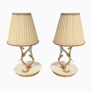 Small Table Lamps by Angelo Lelii for Arredoluce, 1940s, Set of 2-EI-309430