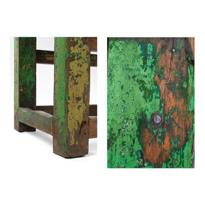 Small Table with Green Patina-NQ-624972