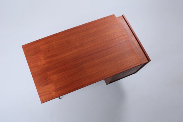 Small Teak Hairpin Writing Desk by Tijsseling from Tijsseling Nijkerk, 1950s-XT-1447233