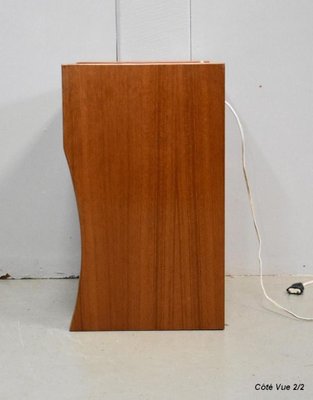 Small Teak Nightstand, 1970s-RVK-863097