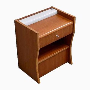 Small Teak Nightstand, 1970s-RVK-863097