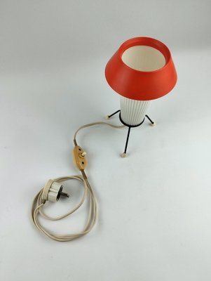 Small Tripod Table Lamp in Plastic, 1950s-SFQ-1761151