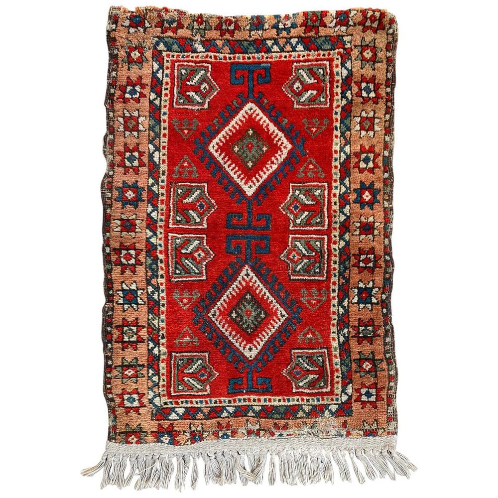 Small Turkish Yastik Rug