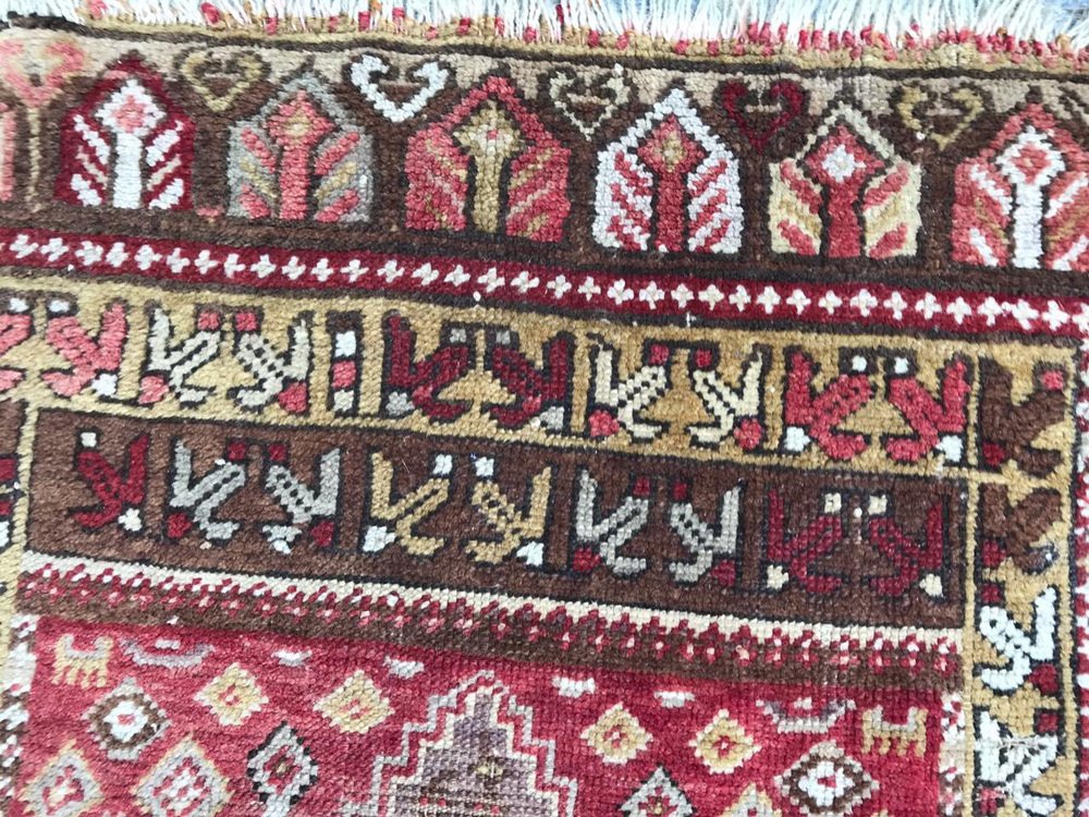 Small Turkish Yastik Rug