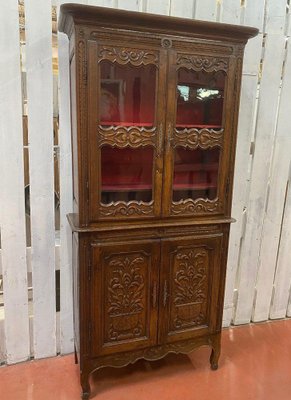 Small Two-Piece Glazed Cabinet-DY-1447385