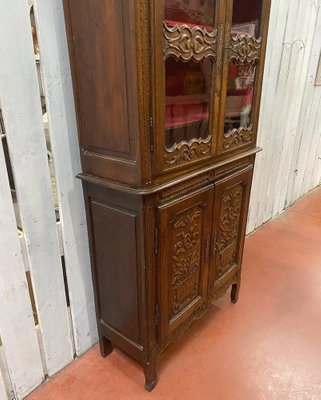 Small Two-Piece Glazed Cabinet-DY-1447385