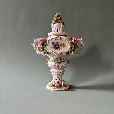 Small Vase with Decorative Flower Details-ALF-2033566