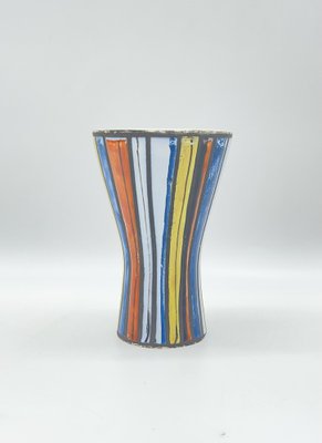 Small Vase with Pyjama Decoration by Roger Capron for Vallauris, 1960s-LA-1292183