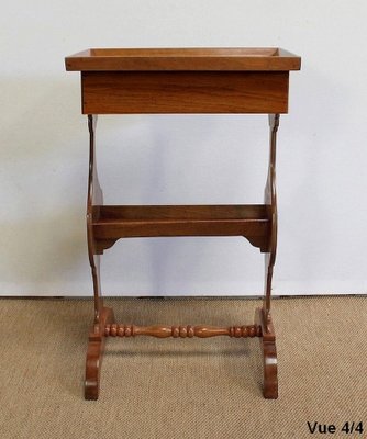 Small Vide-Poche Table in Solid Walnut, Mid-19th Century-RVK-1016309