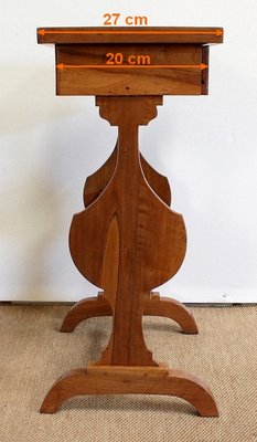 Small Vide-Poche Table in Solid Walnut, Mid-19th Century-RVK-1016309