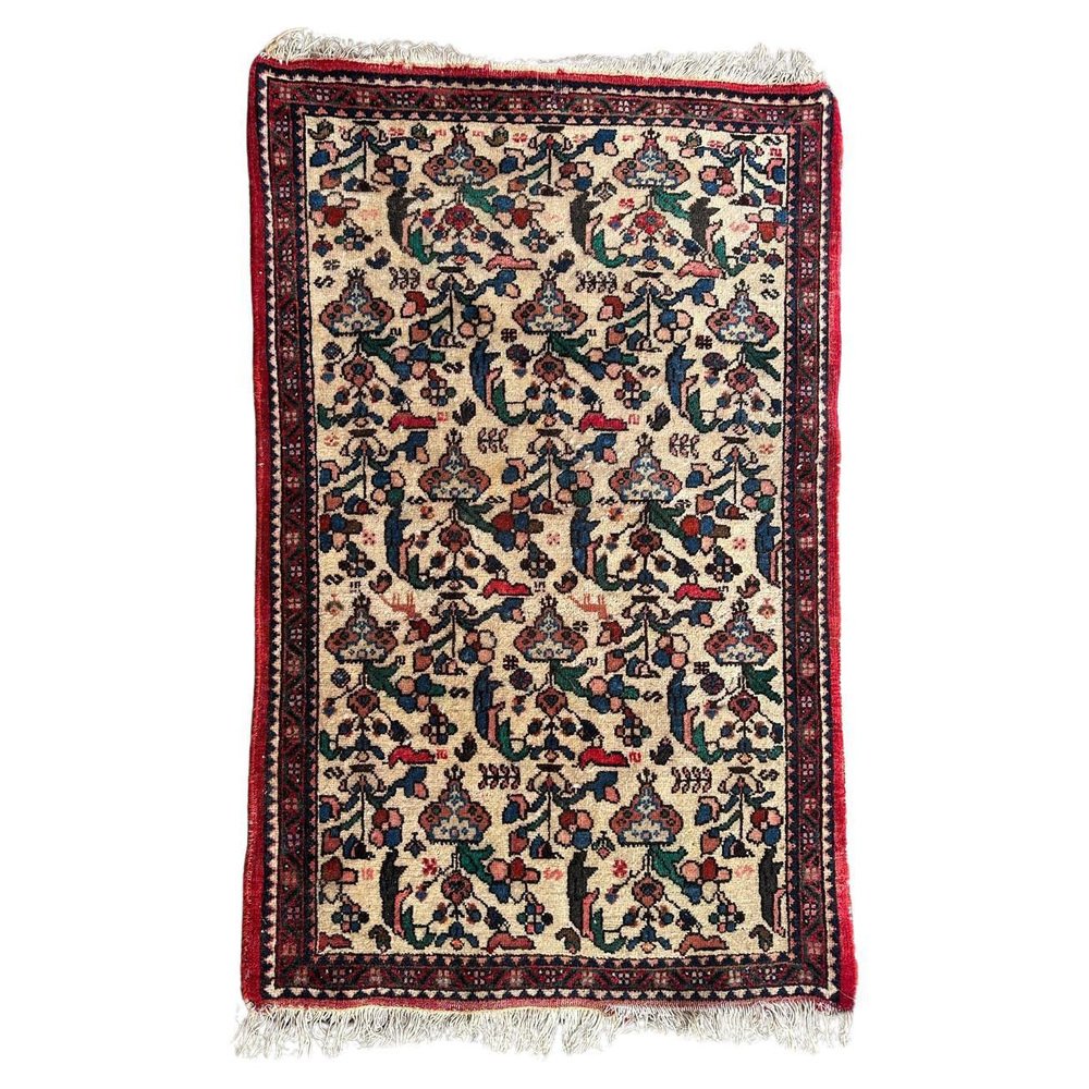 Small Vintage Abadeh Rug, 1960s