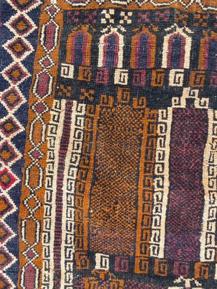 Small Vintage Baluch Afghan Rug