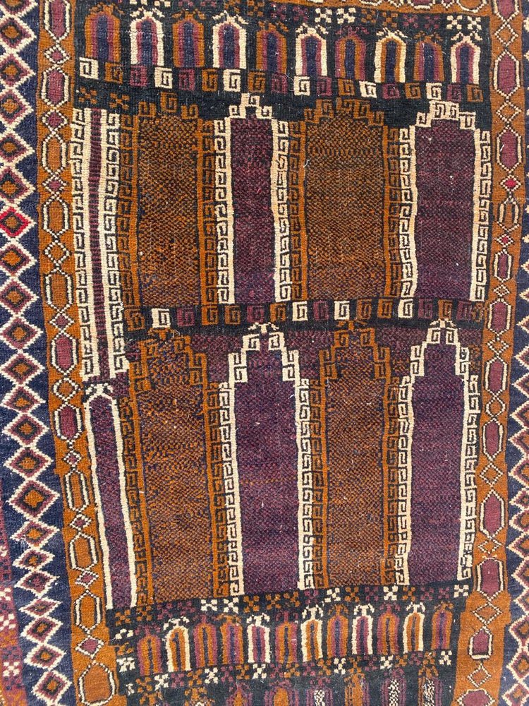 Small Vintage Baluch Afghan Rug