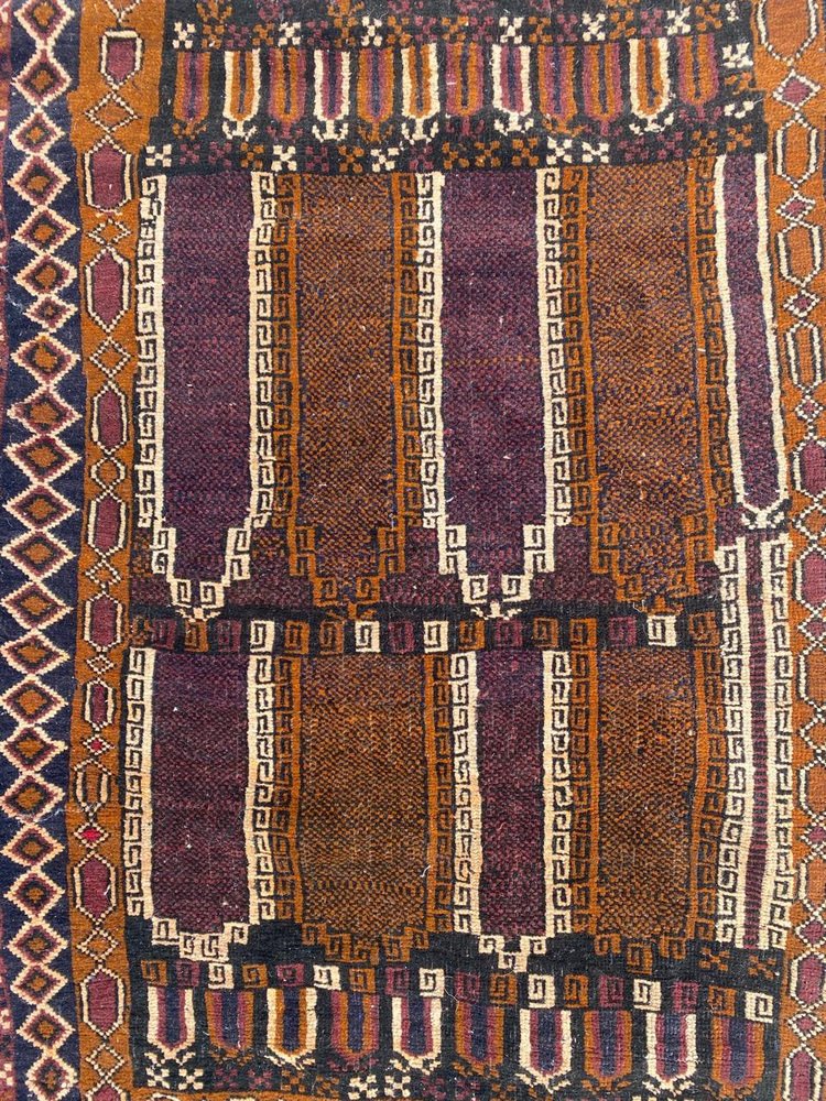 Small Vintage Baluch Afghan Rug