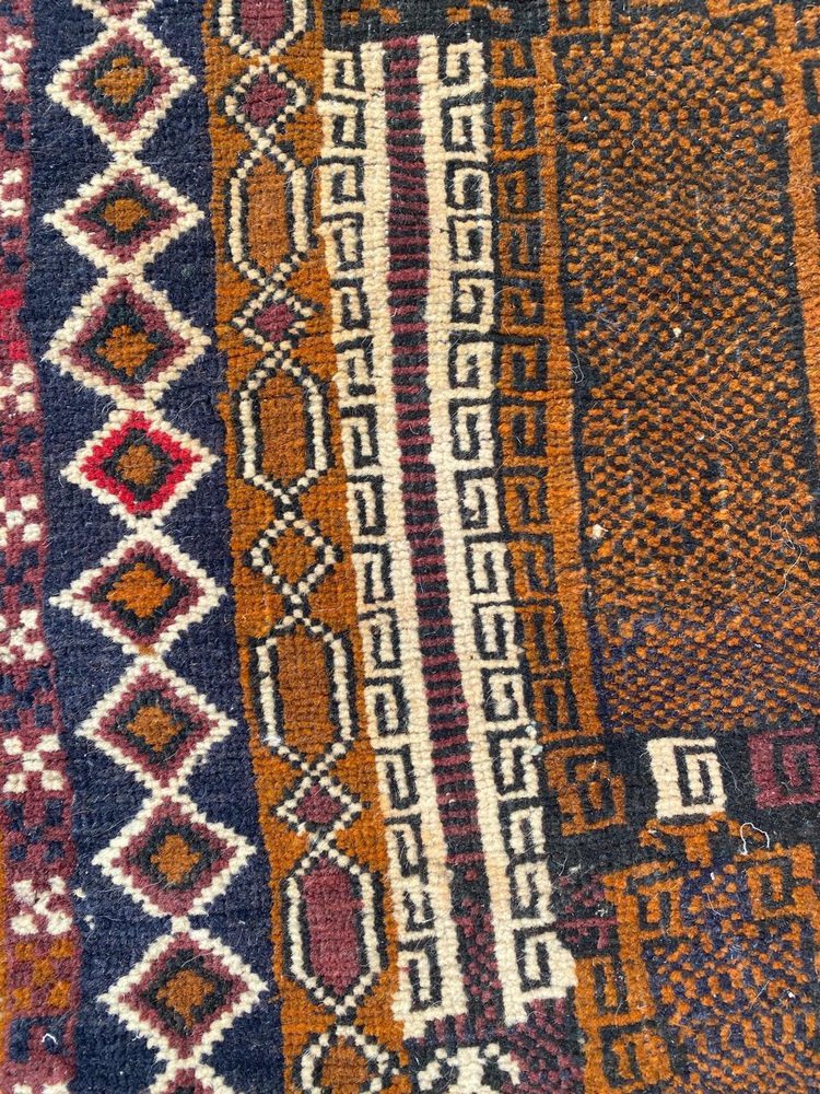 Small Vintage Baluch Afghan Rug