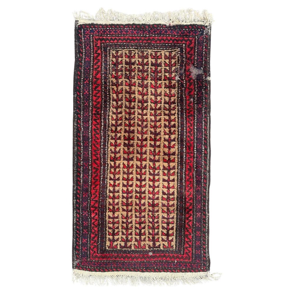 Small Vintage Baluch Rug, 1950s