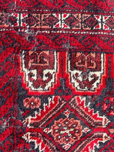 Small Vintage Baluch Rug, 1950s