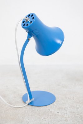 Small Vintage Blue Table Lamp, 1960s-FOH-1822748