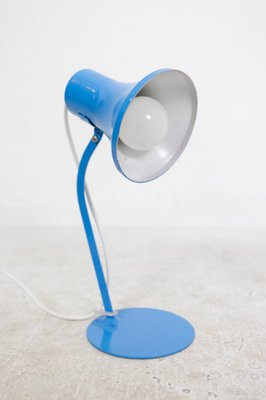 Small Vintage Blue Table Lamp, 1960s-FOH-1822748