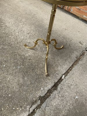 Small Vintage Brass Side Table-OXJ-1293003