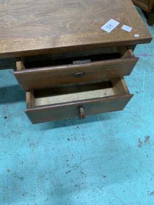 Small Vintage Desk in Oak, 1940s-HLV-1428673