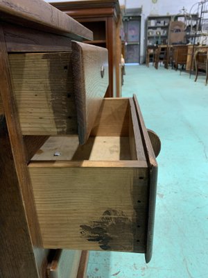 Small Vintage Desk in Oak, 1940s-HLV-1428673