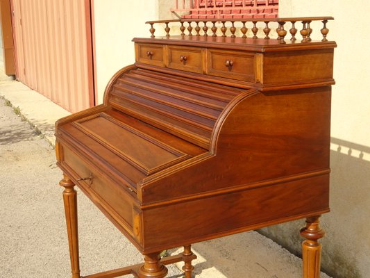 Small Vintage Desk in Walnut, 1950s-ABK-2026830