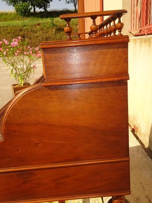 Small Vintage Desk in Walnut, 1950s-ABK-2026830