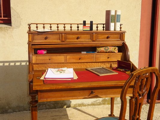 Small Vintage Desk in Walnut, 1950s-ABK-2026830