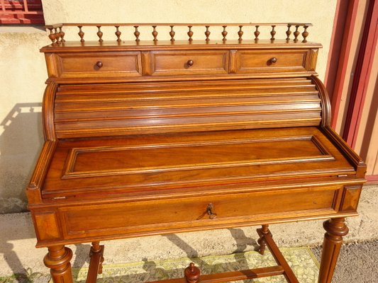 Small Vintage Desk in Walnut, 1950s-ABK-2026830