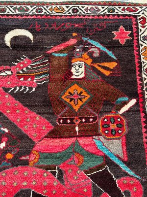 Small Vintage Kurdish Rug, 1980s-YMM-2023195