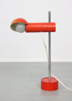 Small Vintage Red Table Lamp-HGJ-1170368