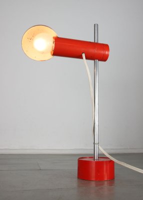 Small Vintage Red Table Lamp-HGJ-1170368