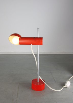 Small Vintage Red Table Lamp-HGJ-1170368